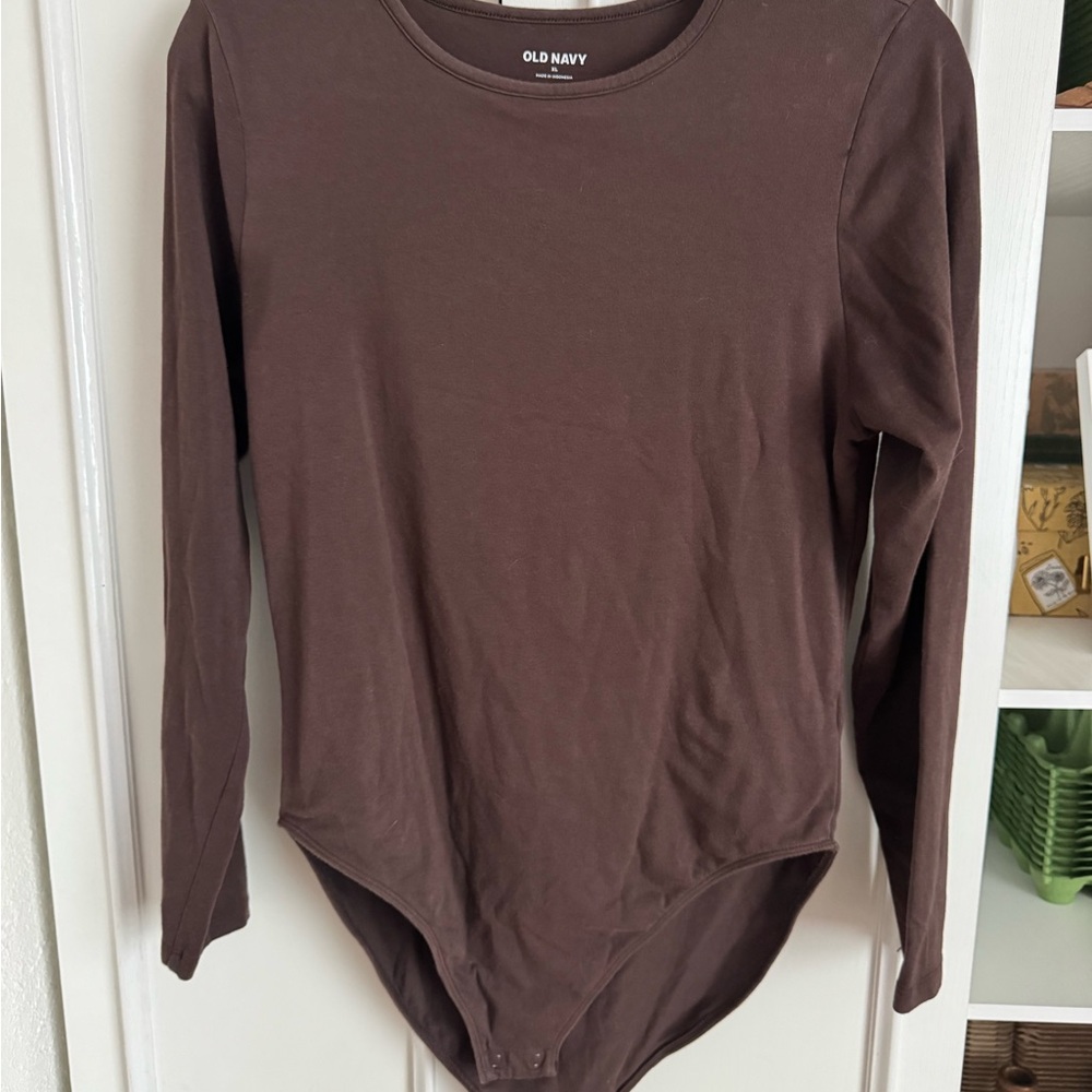 Old Navy Chocolate Long Sleeve Top